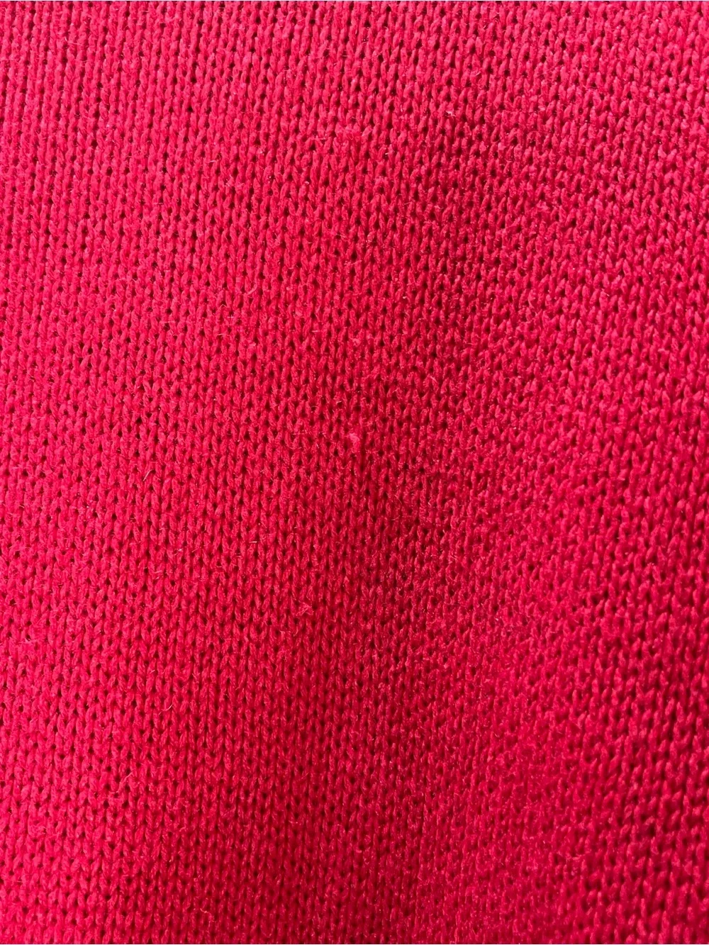 Vintage Kikit Red Holiday Zip Cardigan Sweater with Embroidered Accents